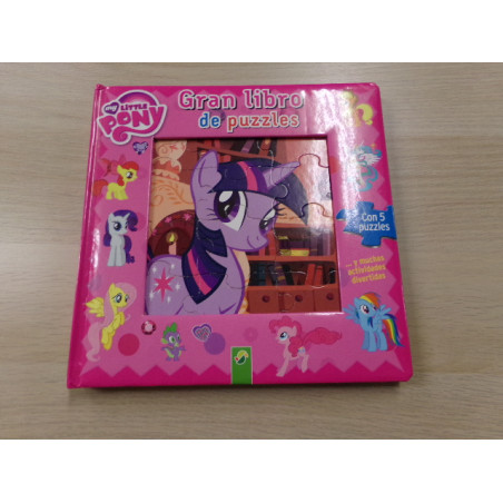 Libro con 5 puzzles. Little Pony. Segunda mano