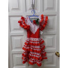 Vestido de flamenca talla 4 años. Segunda mano