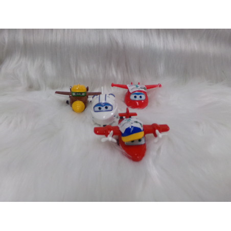 Avión Super Wings transformable, 4 modelos. Segunda mano