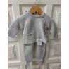 Conjunto gris talla 6 meses. Segunda mano