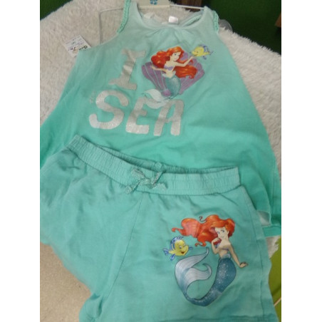 Pijama princesa Ariel 6-8 años